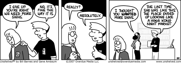 Unshelved strip for 8/10/2007