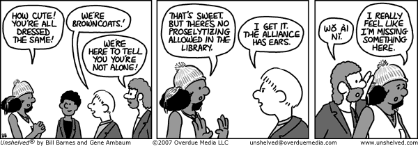 Unshelved strip for 8/22/2007