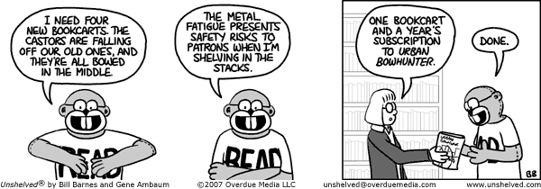Unshelved strip for 8/30/2007