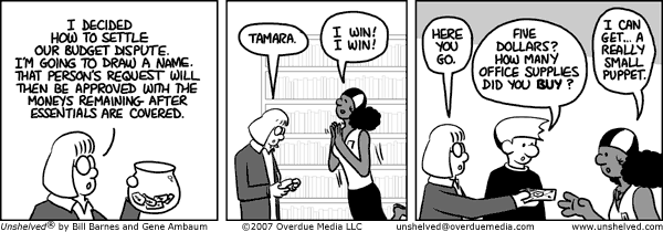 Unshelved strip for 9/1/2007