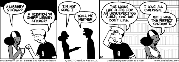 Unshelved comic strip for 9/15/2007