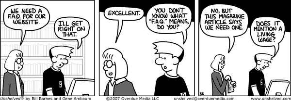 Unshelved strip for 9/24/2007