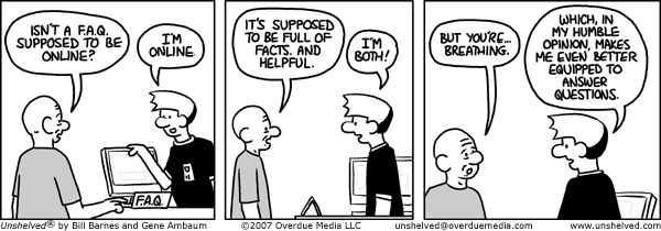 Unshelved strip for 9/26/2007