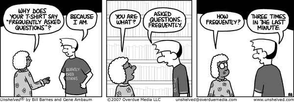 Unshelved strip for 9/27/2007