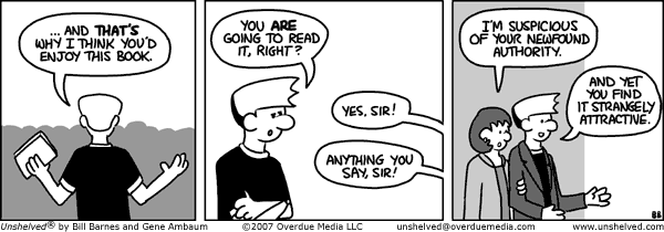 Unshelved strip for 11/9/2007