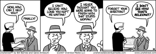 Unshelved strip for 11/21/2007