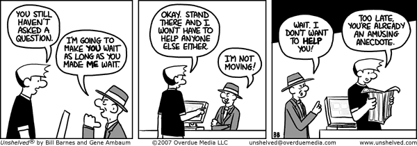 Unshelved strip for 11/22/2007