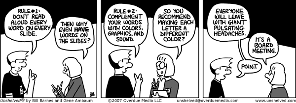 Unshelved strip for 11/28/2007