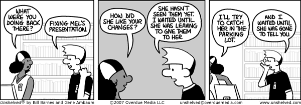 Unshelved strip for 11/29/2007