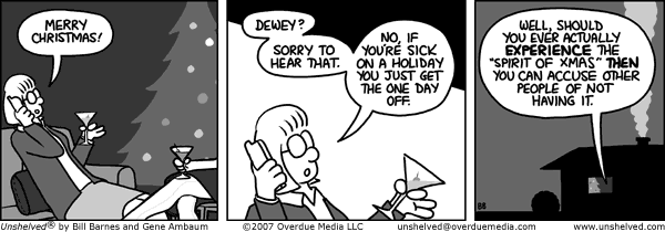 Unshelved strip for 12/25/2007