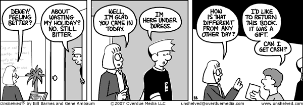 Unshelved strip for 12/29/2007