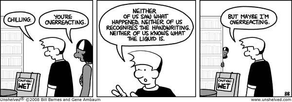 Unshelved strip for 1/7/2008
