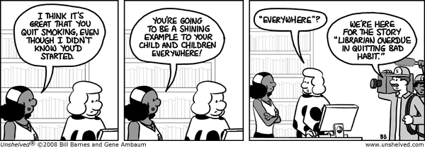 Unshelved strip for 1/23/2008