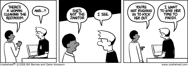 Unshelved strip for 1/28/2008