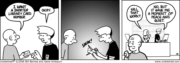 Unshelved strip for 2/27/2008
