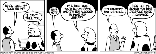 Unshelved strip for 3/7/2008