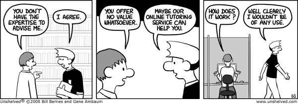 Unshelved strip for 4/3/2008