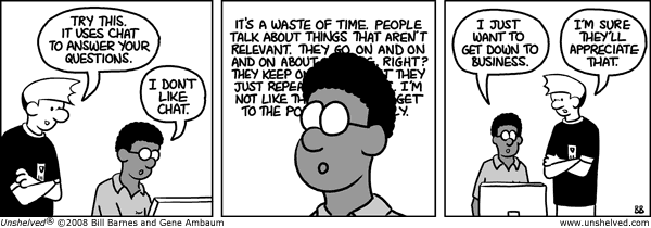 Unshelved strip for 4/4/2008