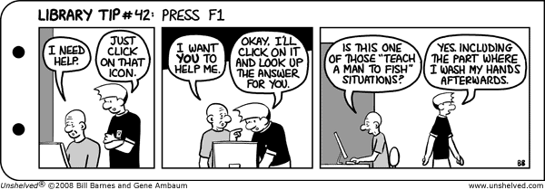 Unshelved strip for 4/24/2008