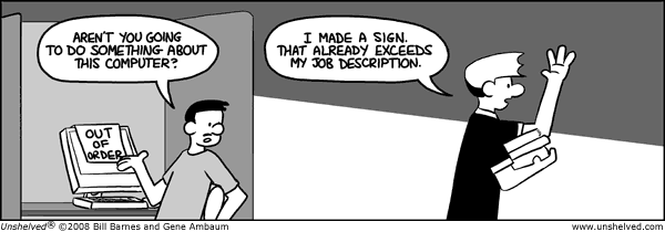 Unshelved strip for 4/25/2008