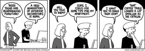 Unshelved strip for 6/9/2008