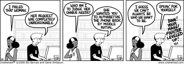 Unshelved comic strip for 7/16/2019