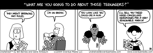 Unshelved strip for 7/23/2008