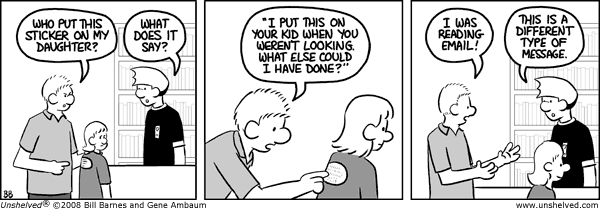 Unshelved strip for 7/28/2008