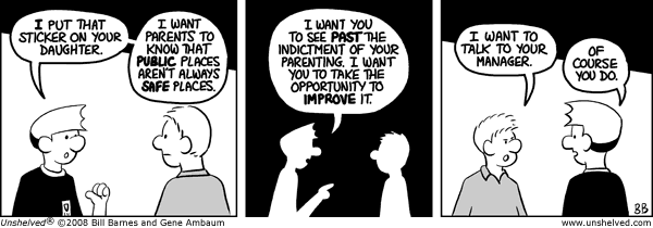 Unshelved strip for 7/29/2008