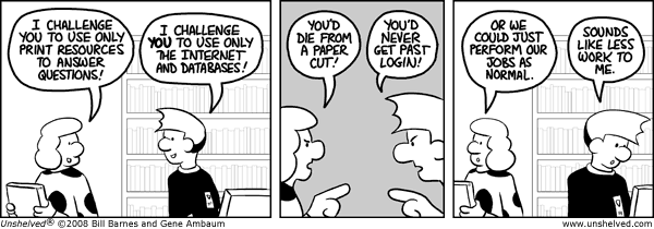 Unshelved strip for 8/25/2008