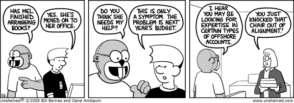 Unshelved strip for 9/18/2008