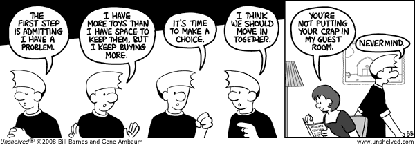 Unshelved strip for 9/26/2008