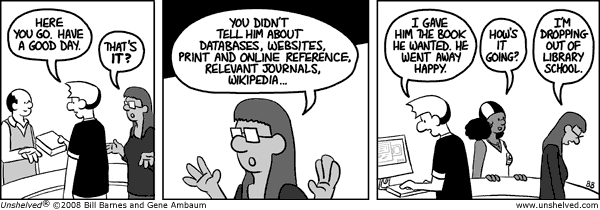 Unshelved strip for 10/3/2008