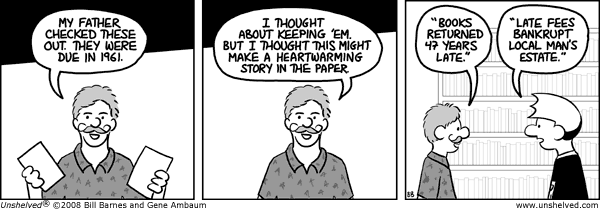 Unshelved strip for 10/27/2008