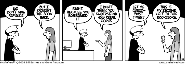 Unshelved strip for 11/11/2008