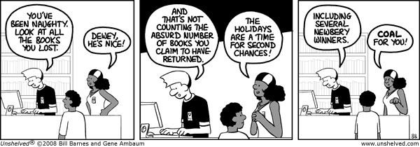 Unshelved strip for 12/25/2008