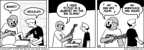 Unshelved strip for 1/6/2009