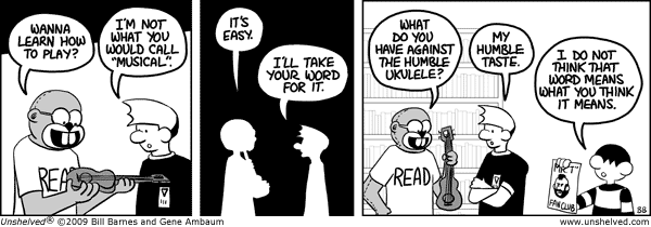 Unshelved strip for 1/7/2009