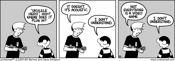 Unshelved strip for 1/9/2009