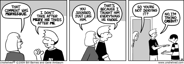 Unshelved strip for 1/17/2009