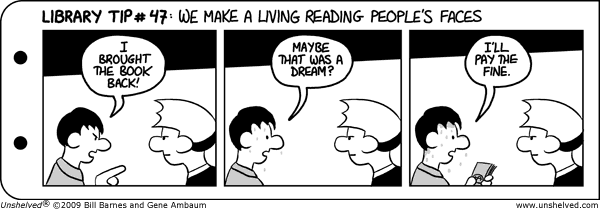 Unshelved strip for 1/29/2009