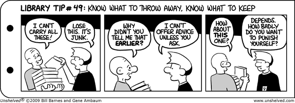Unshelved strip for 1/31/2009