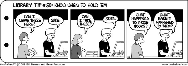 Unshelved strip for 2/2/2009
