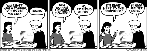 Unshelved strip for 2/17/2009