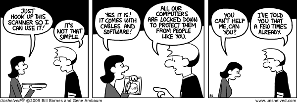 Unshelved strip for 2/18/2009