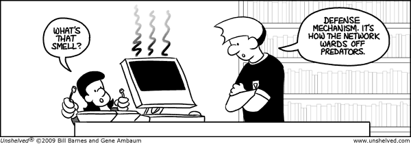 Unshelved strip for 2/19/2009
