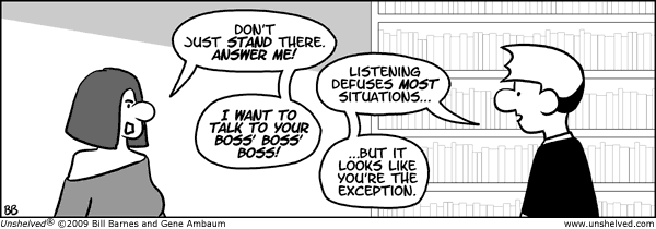 Unshelved strip for 2/24/2009