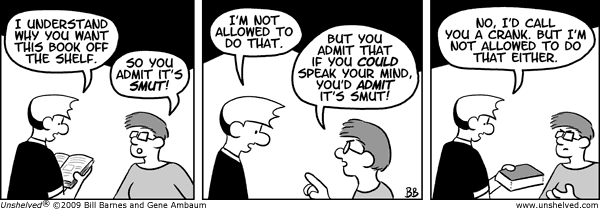 Unshelved strip for 2/25/2009