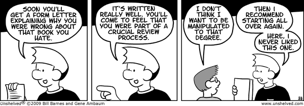 Unshelved strip for 2/28/2009