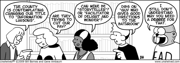 Unshelved strip for 3/7/2009